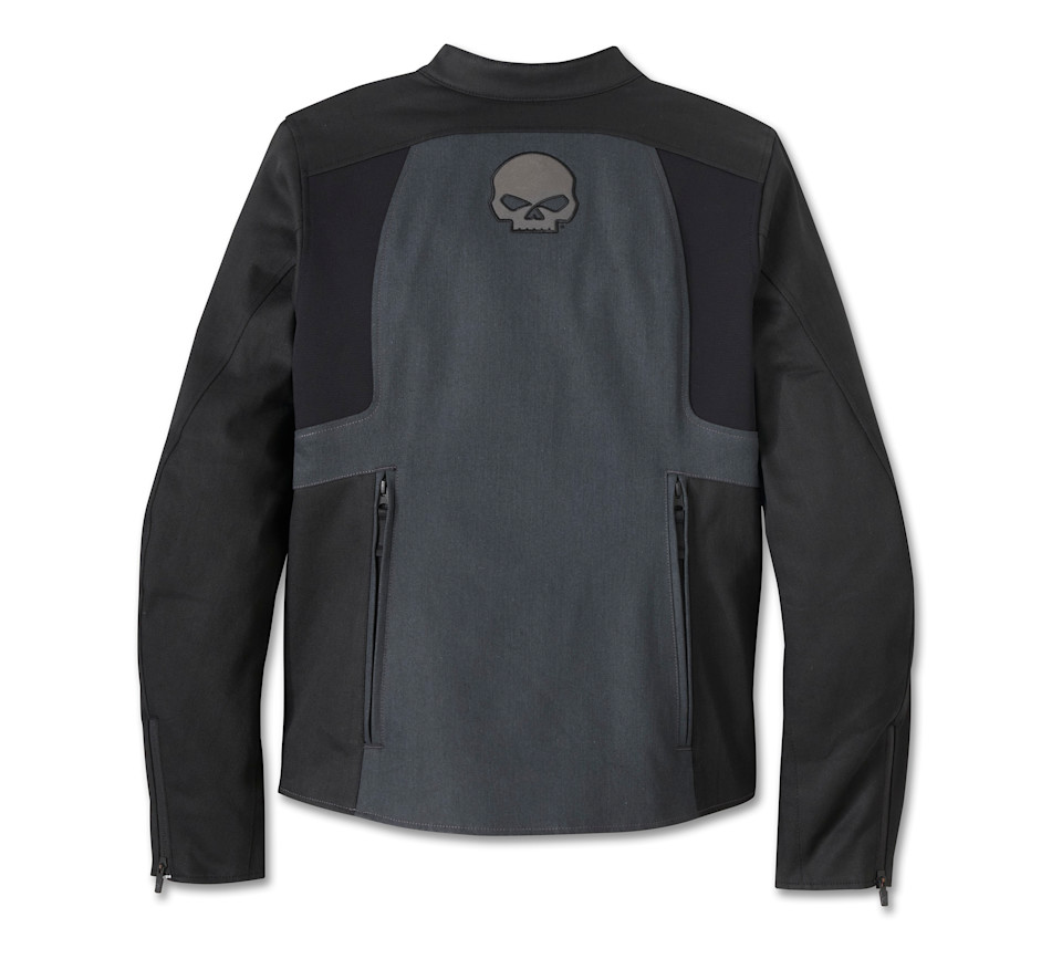 HARLEY DAVIDSON JACKET-TRIPLE VENT 2,TEXTILE,DRK GRY/BLK