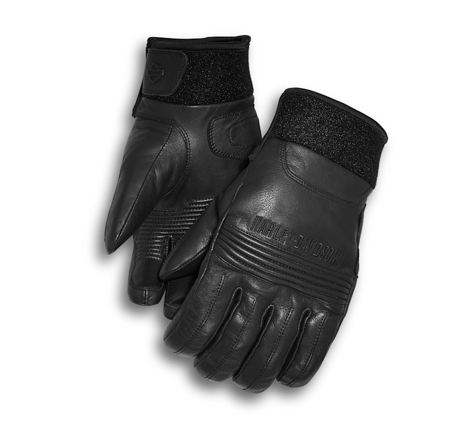 HARLEY DAVIDSON CYRUS INSULATED WATERPROOF GLOVES MENS, BLACK