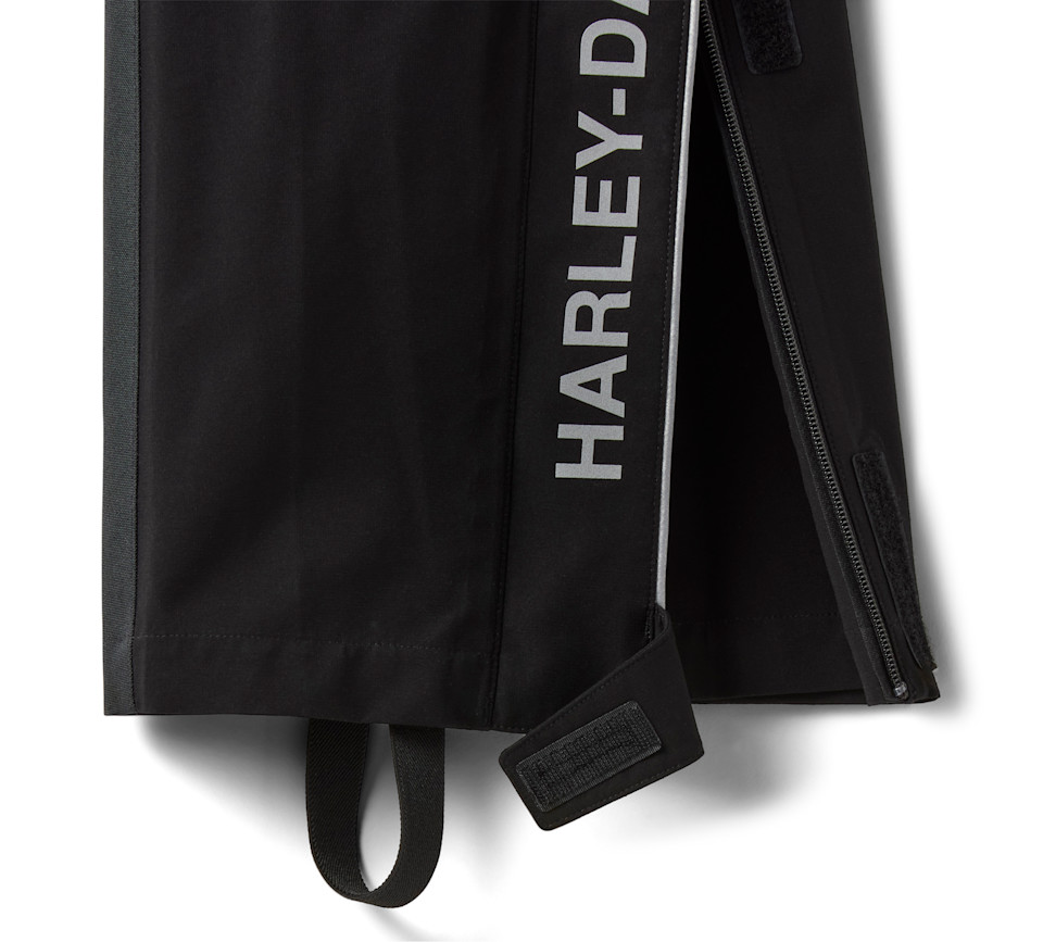 HARLEY DAVIDSON RAIN PANT-TEXTILE,FULL FORCE,WATRPRF,BLK