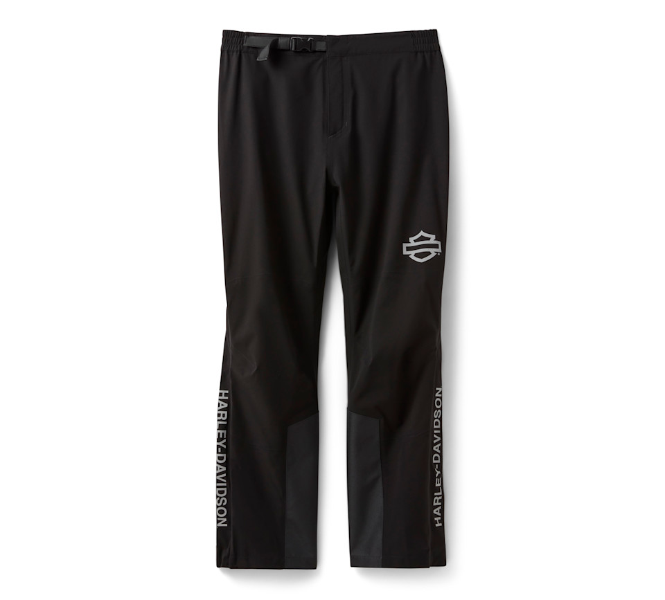 HARLEY DAVIDSON RAIN PANT-TEXTILE,FULL FORCE,WATRPRF,BLK