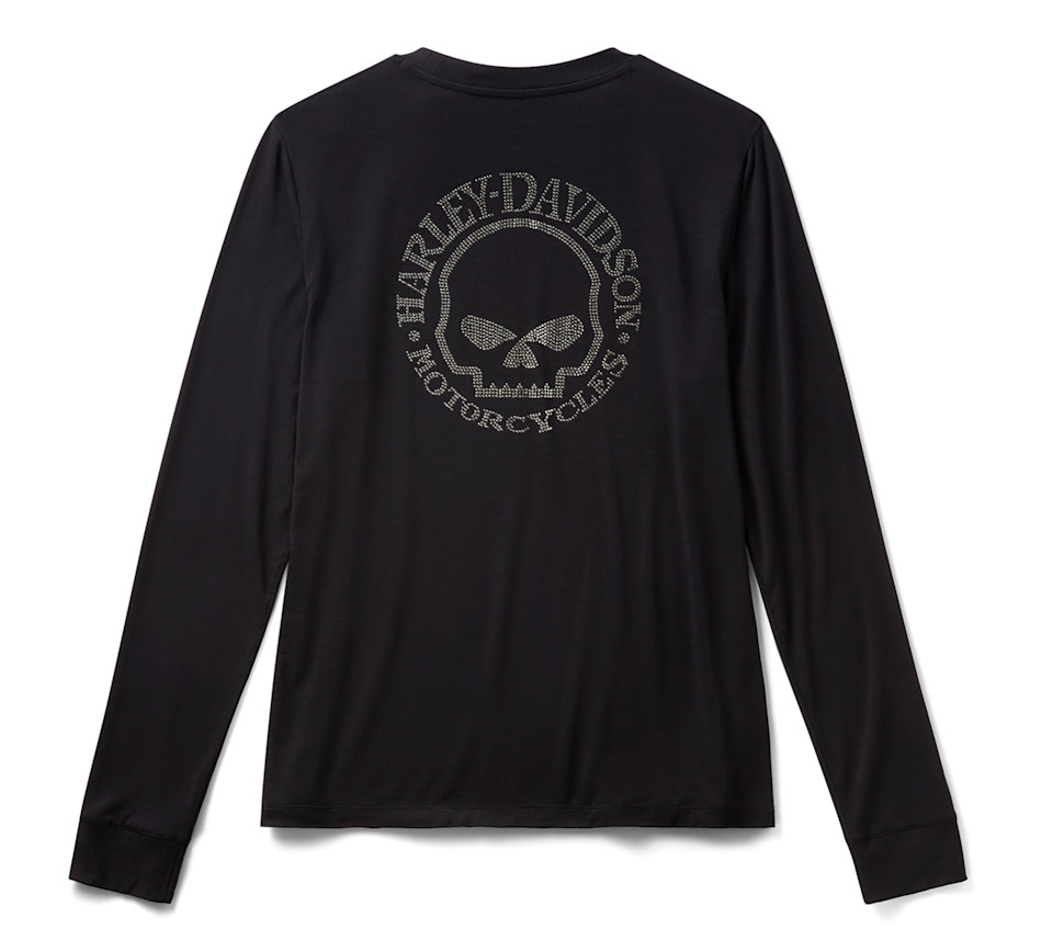 HARLEY DAVIDSON TOP-KNIT,BLACK