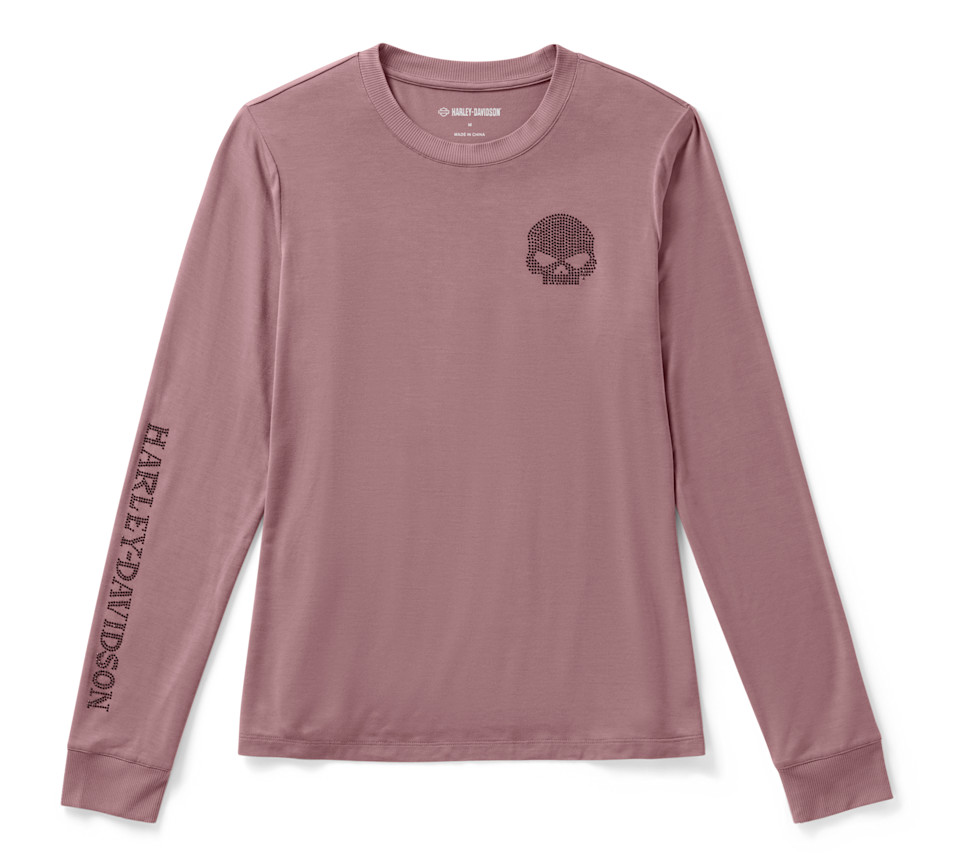 HARLEY DAVIDSON TOP-KNIT,PINK