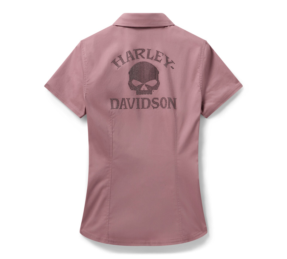 HARLEY DAVIDSON SHIRT-WOEN,PINK