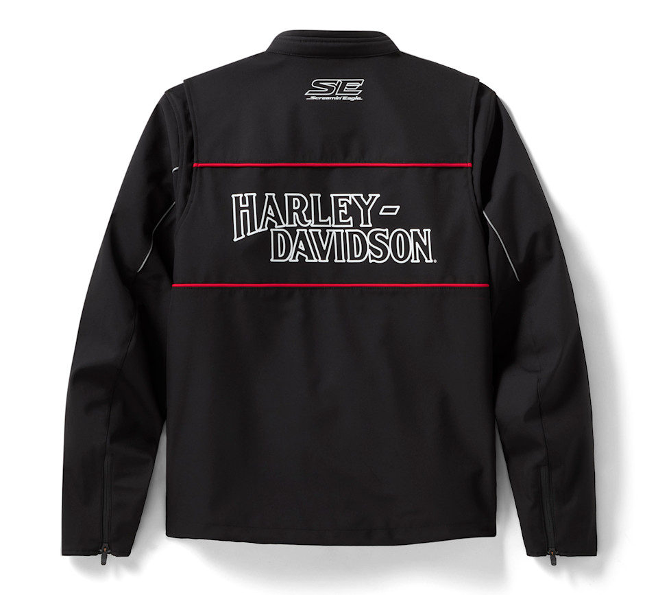 HARLEY DAVIDSON JACKET-TEXTILE,SCREAMIN EAGLE,BLACK/GREY