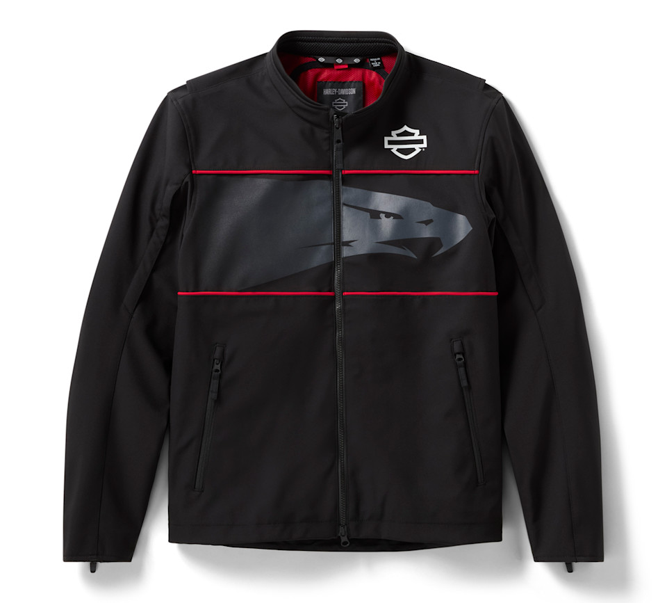HARLEY DAVIDSON JACKET-TEXTILE,SCREAMIN EAGLE,BLACK/GREY