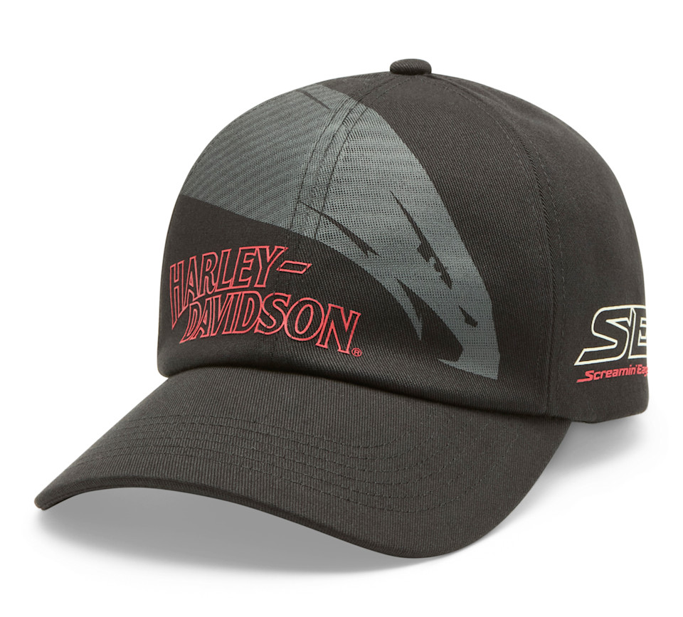 HARLEY DAVIDSON HAT-WOVEN,BLACK