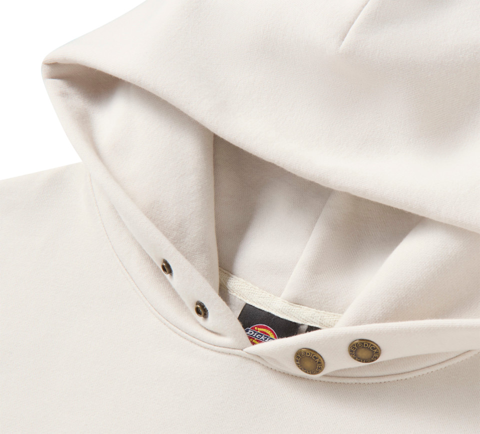HARLEY DAVIDSON HOODIE-KNIT,DICKIES,HORSESHOE,OFF WHITE