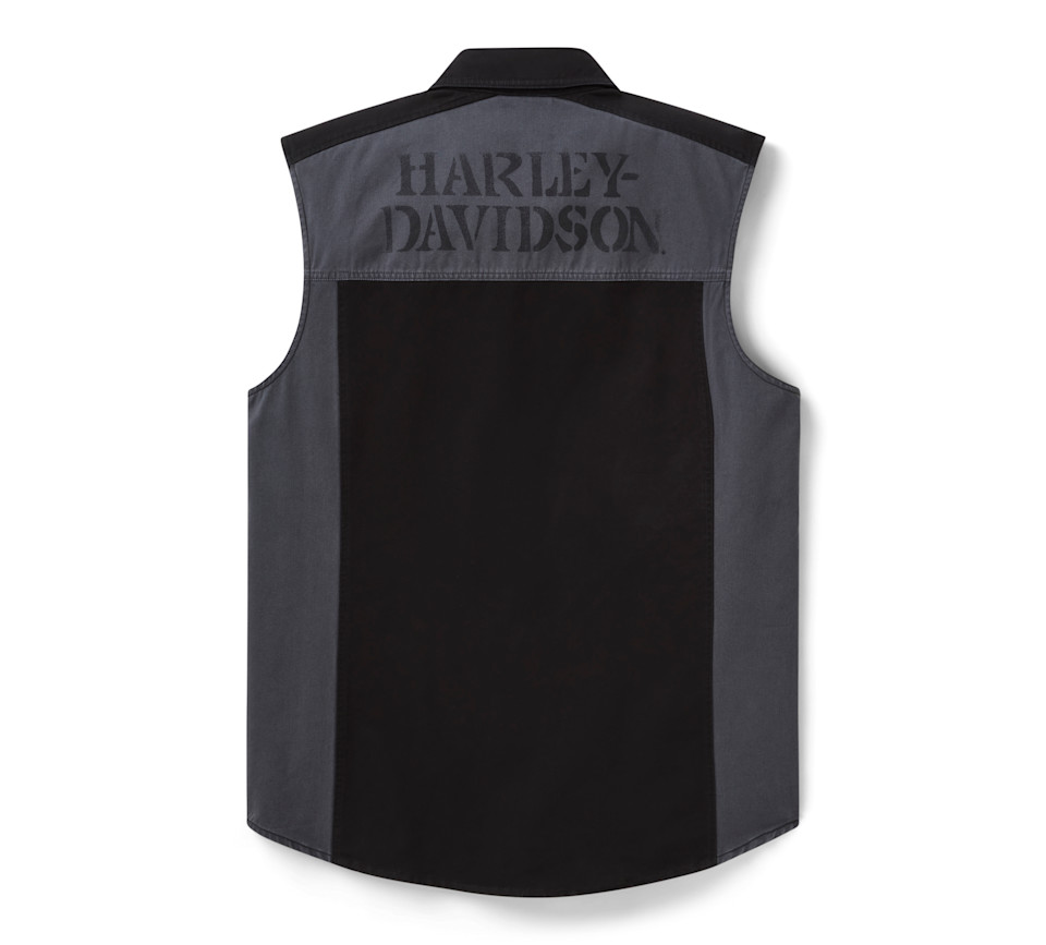 HARLEY DAVIDSON BLOWOUT-WOVEN,BLACK/DARK GREY