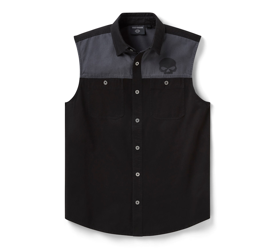 HARLEY DAVIDSON BLOWOUT-WOVEN,BLACK/DARK GREY