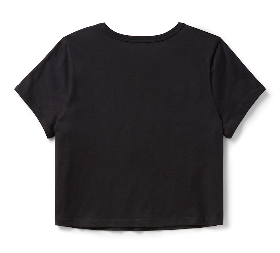 HARLEY DAVIDSON TEE-KNIT,BLACK