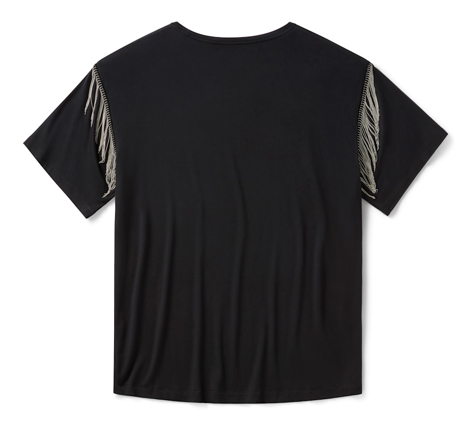 HARLEY DAVIDSON TEE-KNIT,BLACK