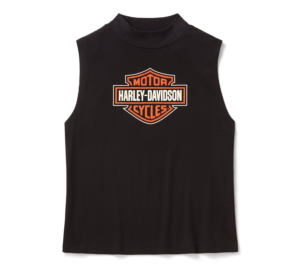 HARLEY DAVIDSON TANK-KNIT,BLACK