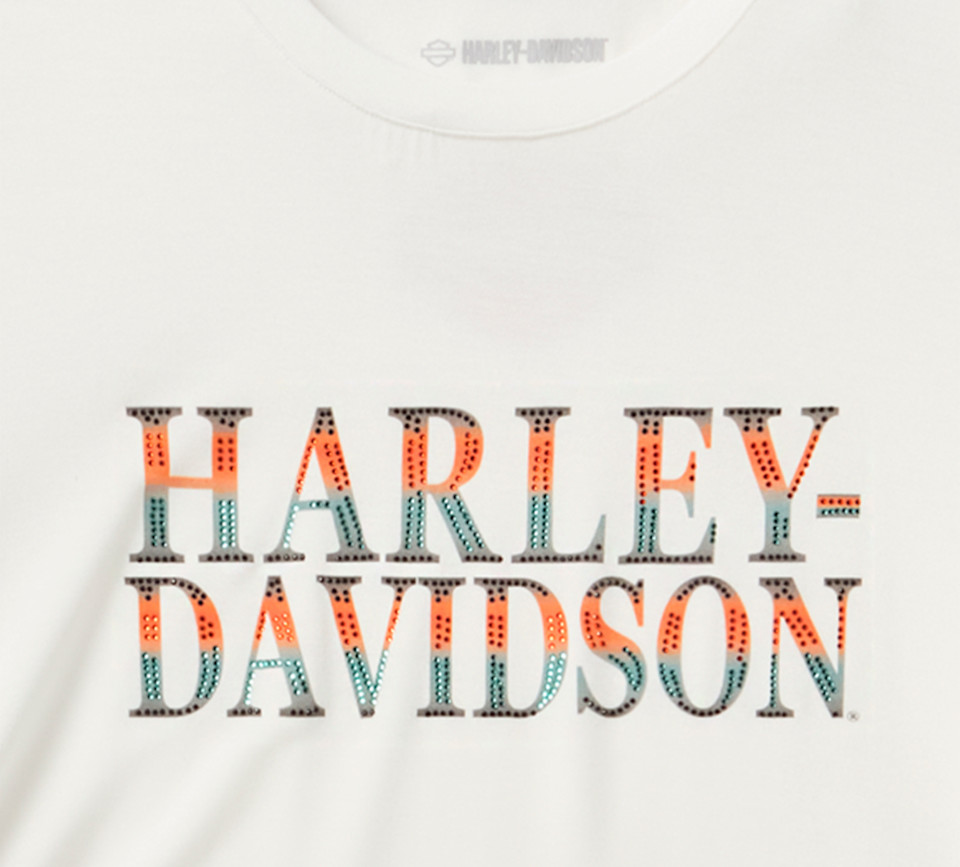 HARLEY DAVIDSON TOP-KNIT,OFF WHITE