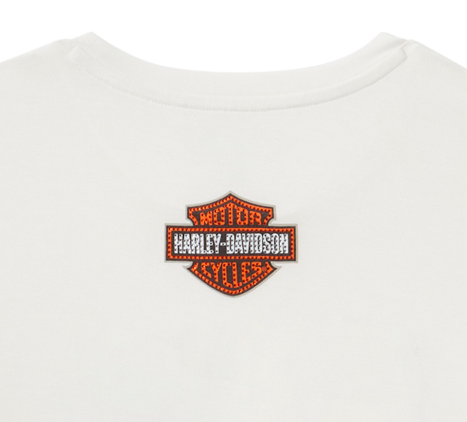 HARLEY DAVIDSON TOP-KNIT,OFF WHITE