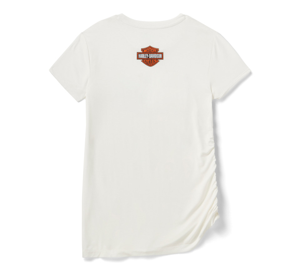 HARLEY DAVIDSON TOP-KNIT,OFF WHITE