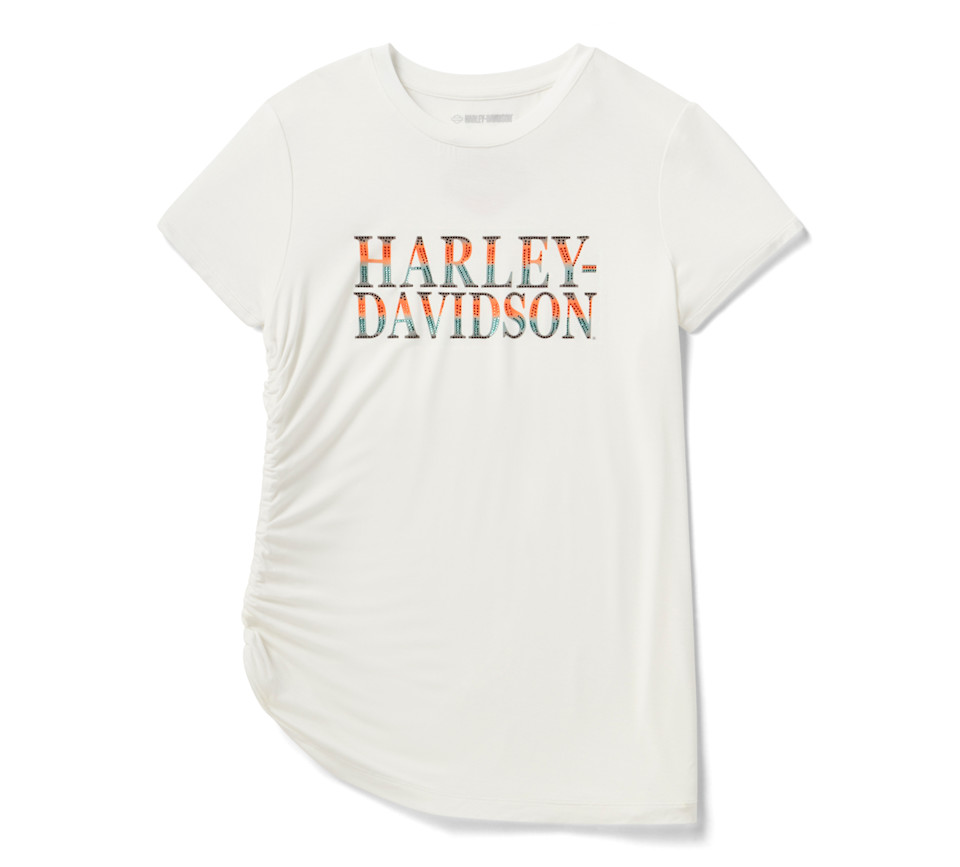 HARLEY DAVIDSON TOP-KNIT,OFF WHITE