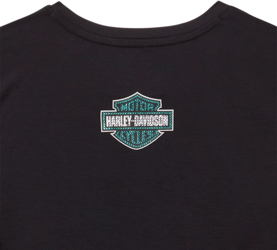 HARLEY DAVIDSON TOP-KNIT,BLACK