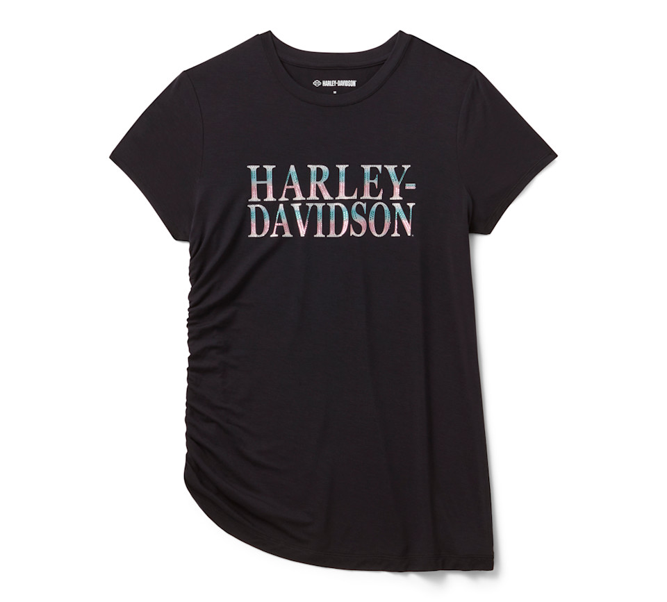 HARLEY DAVIDSON TOP-KNIT,BLACK