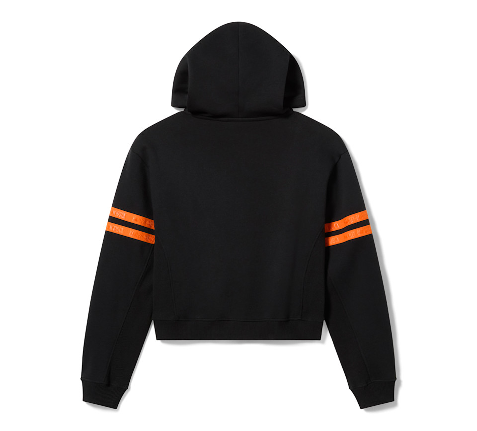 HARLEY DAVIDSON HOODIE-KNIT,BLACK