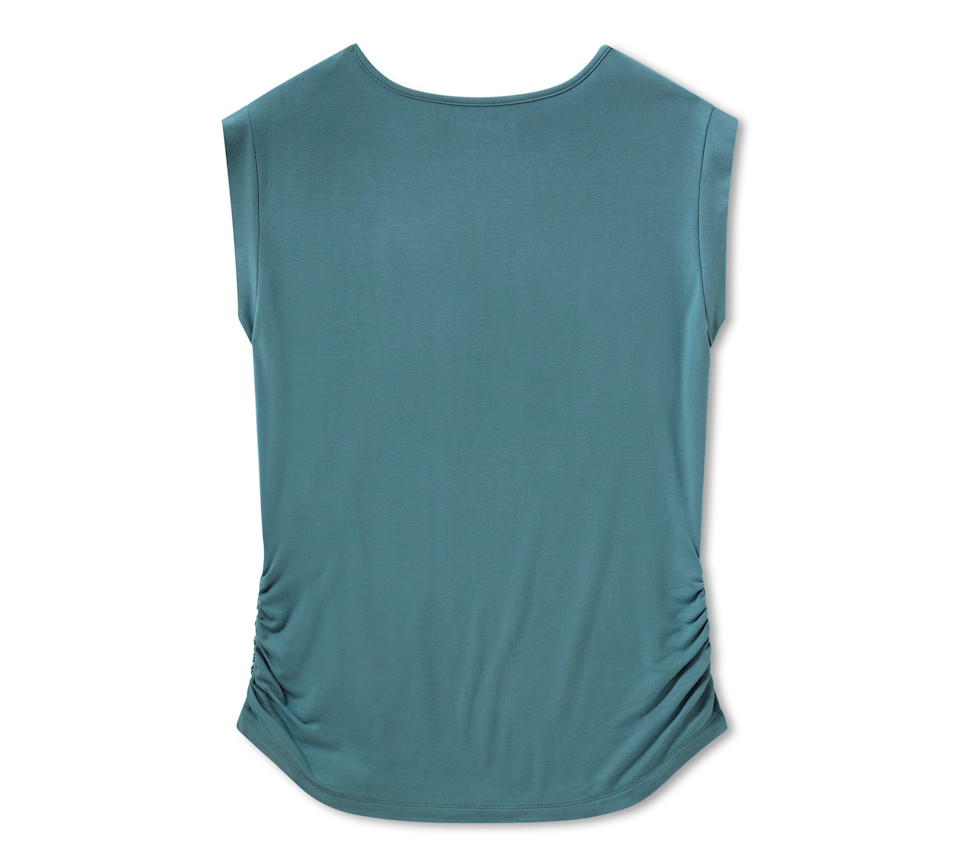 HARLEY DAVIDSON MUSCLE TEE-BLING,KNIT,LEGENDARY,TEAL