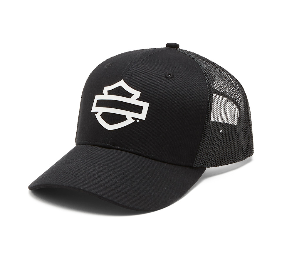 HARLEY DAVIDSON HAT-TRUCKER,WOVEN,BLACK