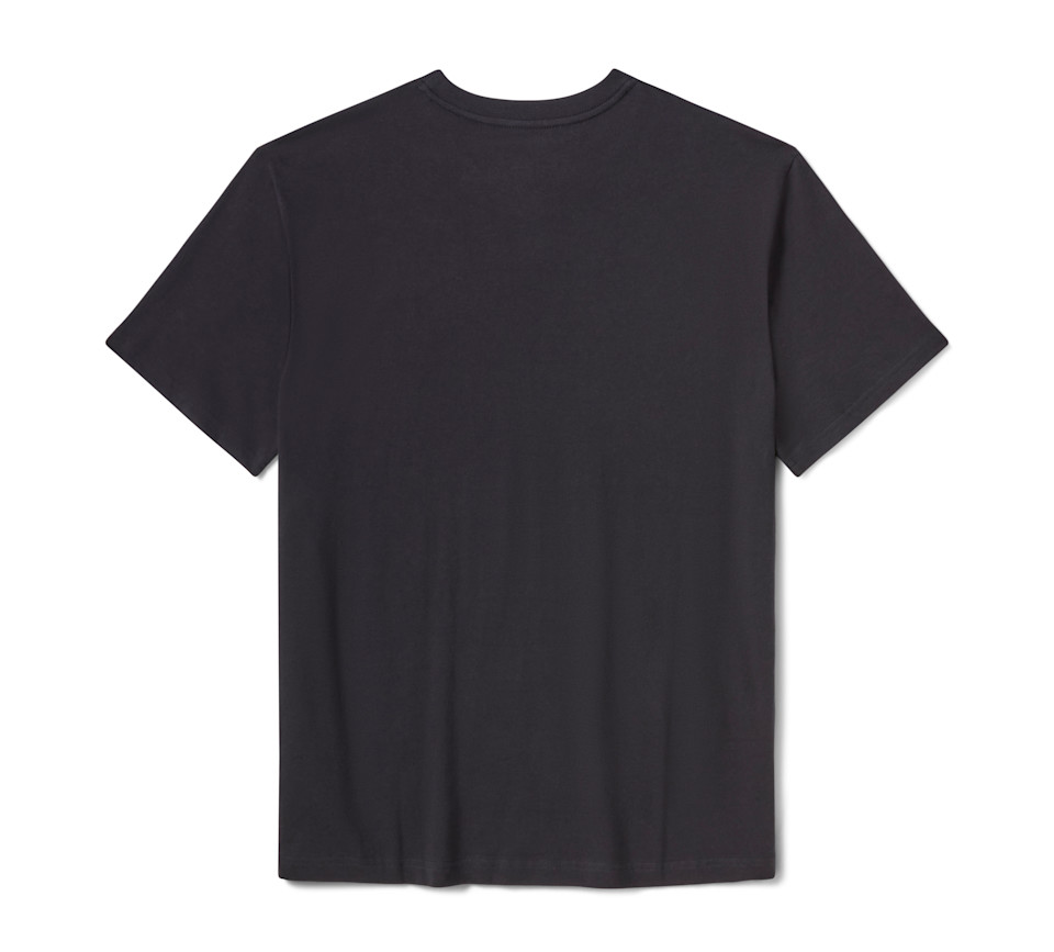 HARLEY DAVIDSON TEE-KNIT,BLACK