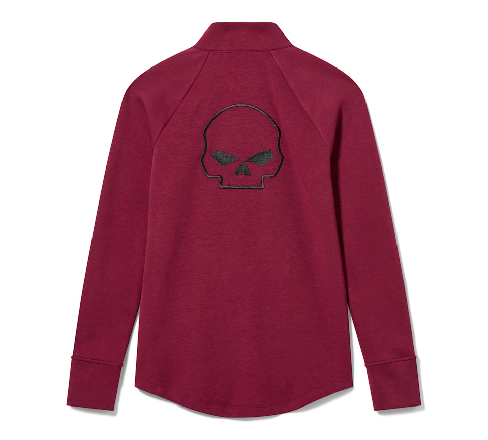 HARLEY DAVIDSON TOP-KNIT,DARK RED