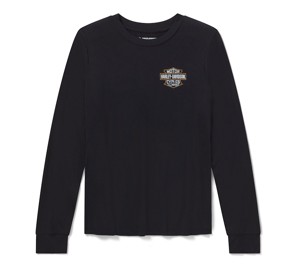 HARLEY DAVIDSON TOP-KNIT,BLACK