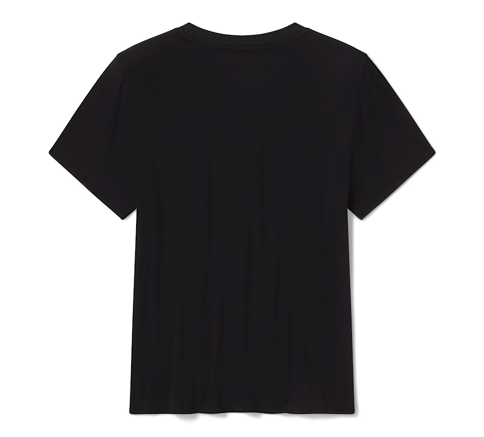 HARLEY DAVIDSON TEE-KNIT,BLACK
