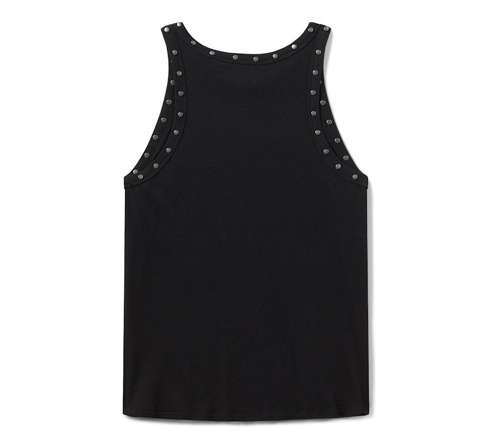 HARLEY DAVIDSON TANK-KNIT,BLACK