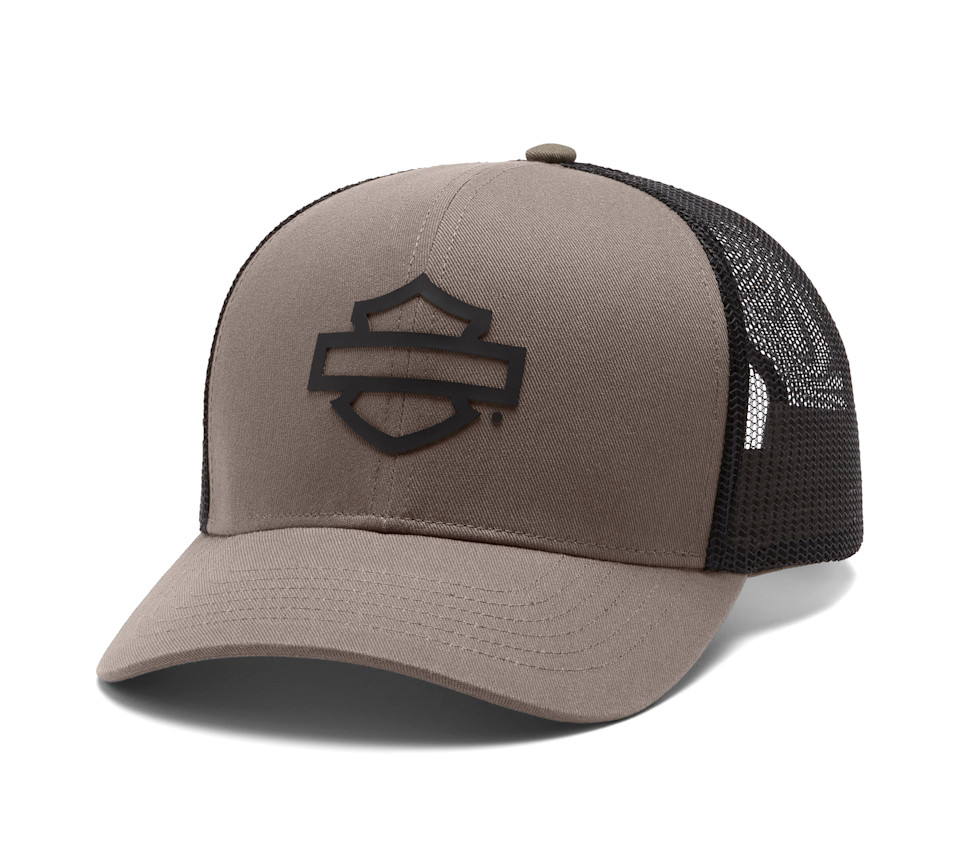 HARLEY DAVIDSON HAT-TRUCKER,WOVEN,TAN