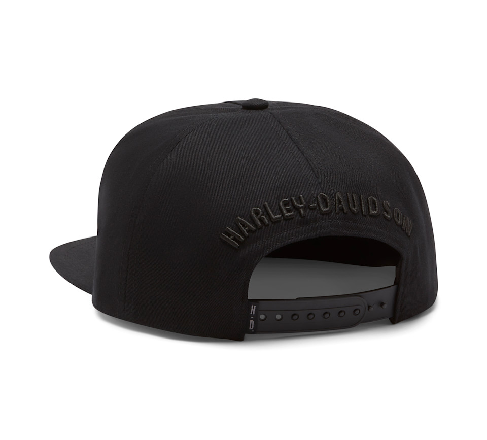 HARLEY DAVIDSON HAT-WOVEN,BLACK
