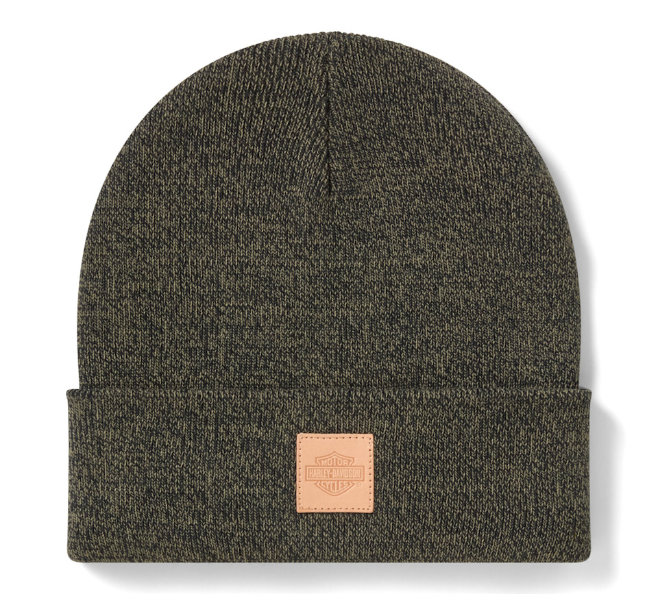 HARLEY DAVIDSON BEANIE-KNIT,GREEN