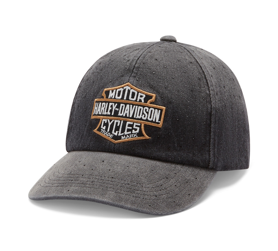 HARLEY DAVIDSON HAT-WOVEN,BLACK