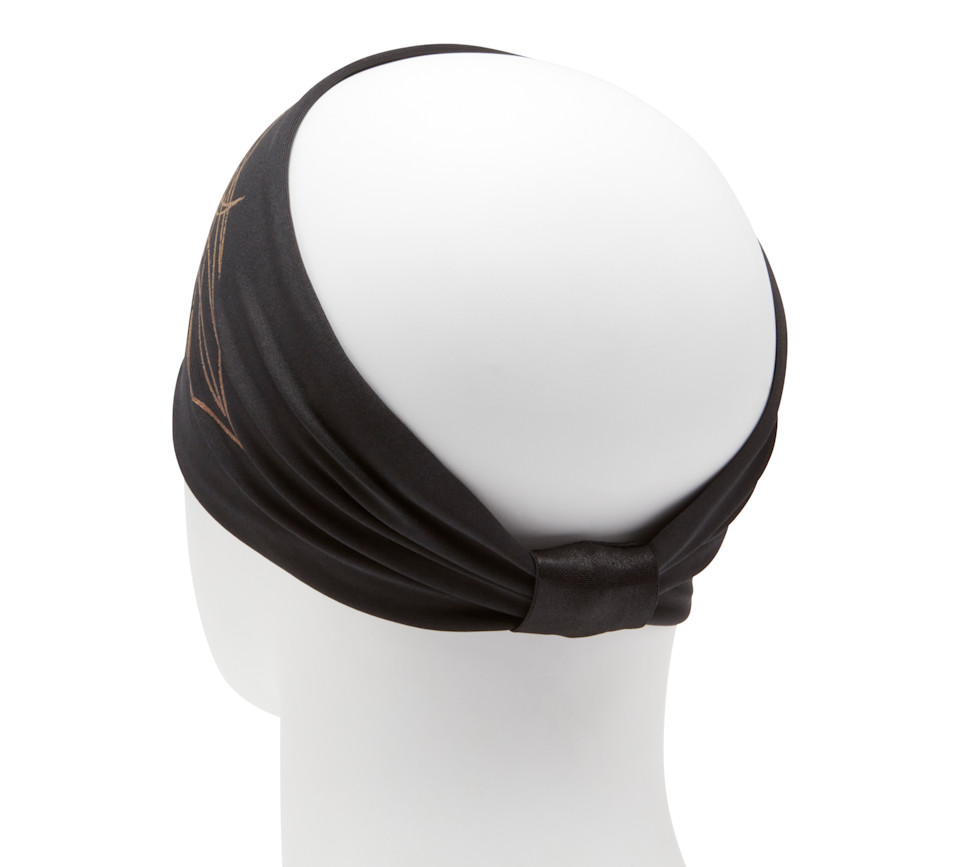 HARLEY DAVIDSON HEADBAND-KNIT,BLACK