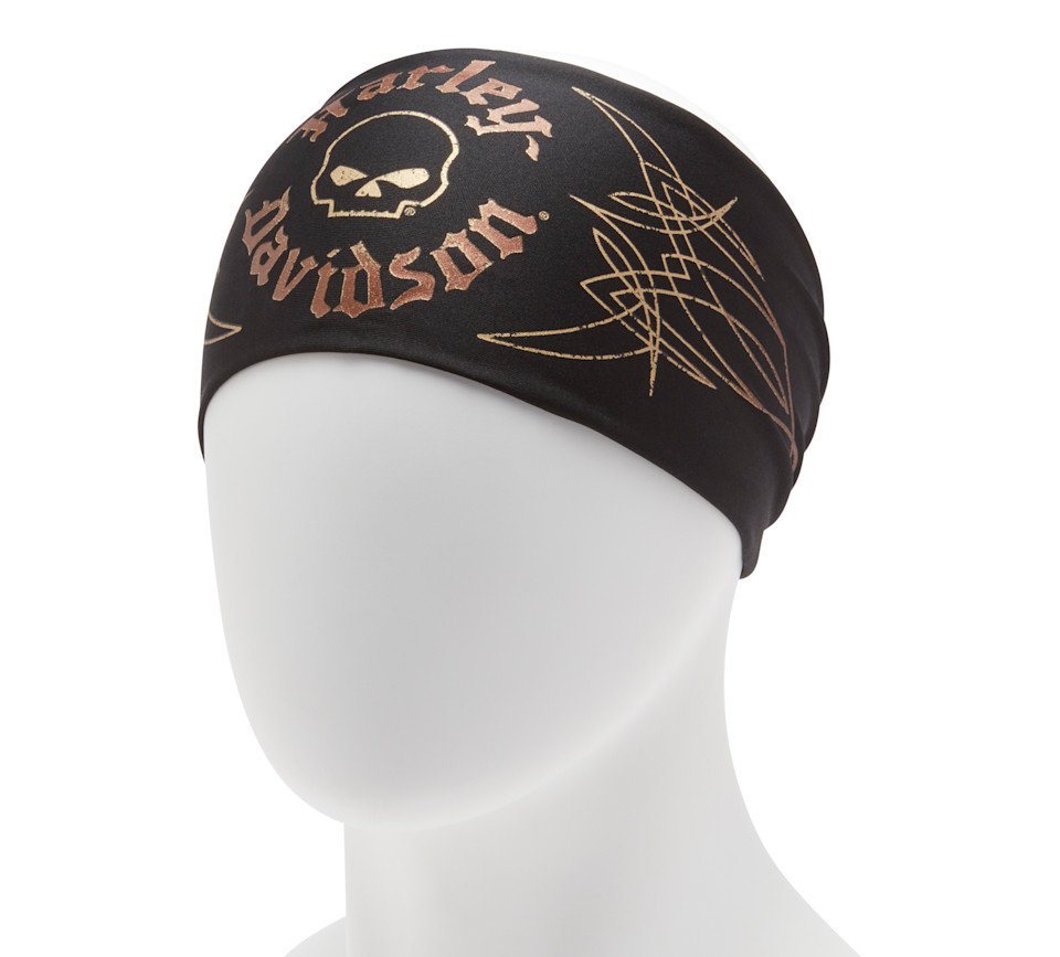 HARLEY DAVIDSON HEADBAND-KNIT,BLACK