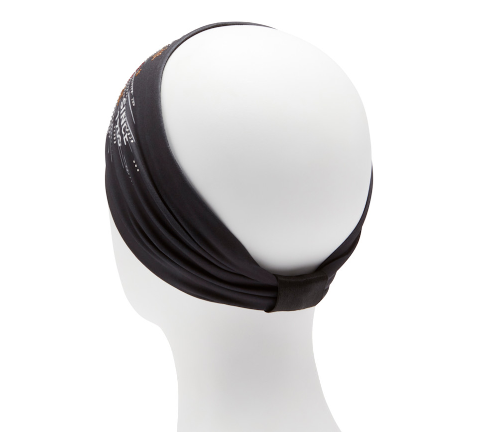 HARLEY DAVIDSON HEADBAND-KNIT,BLACK