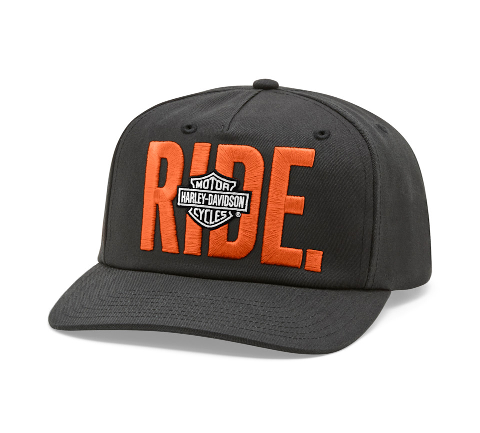 HARLEY DAVIDSON CAP-BB,WOVEN,RIDE,BLACK
