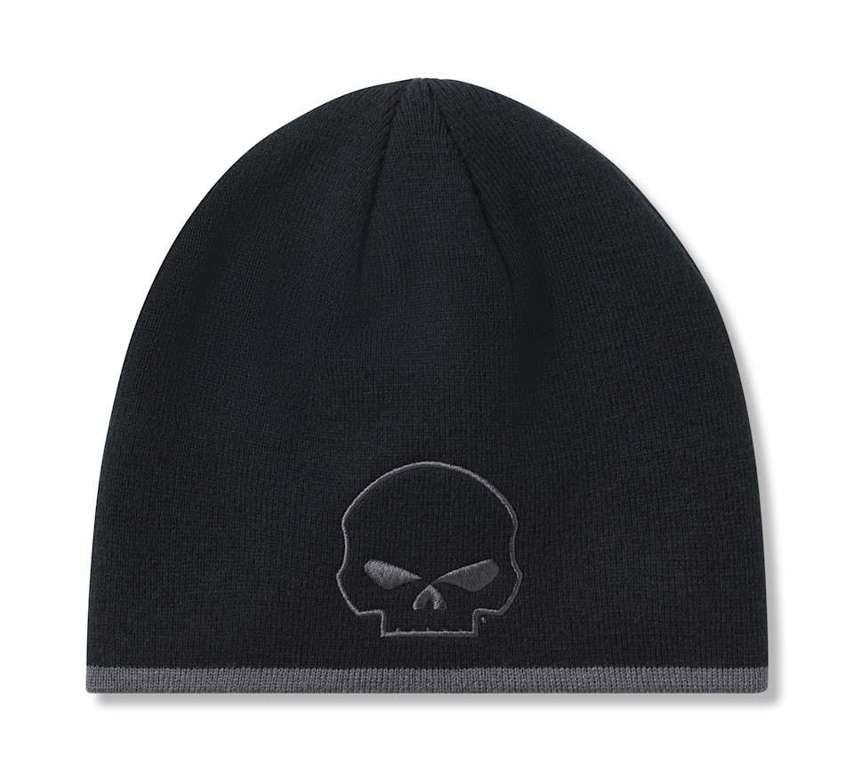 HARLEY DAVIDSON HAT-KNIT,BLACK